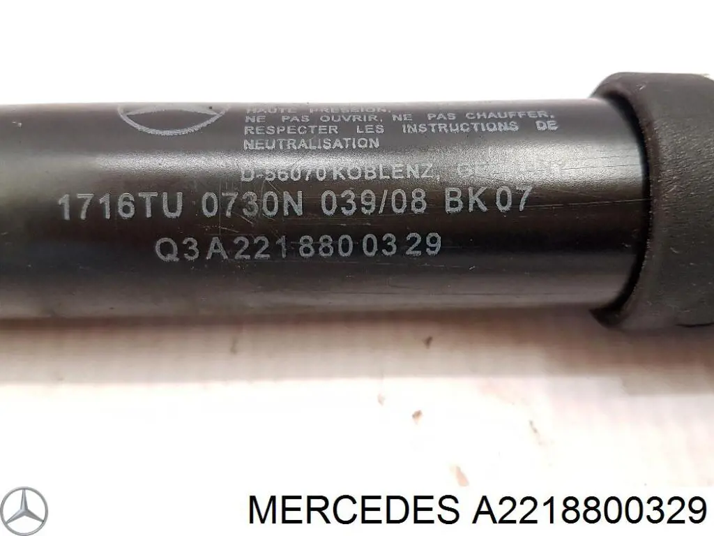 Compre A2218800329 Mercedes Amortecedor da capota