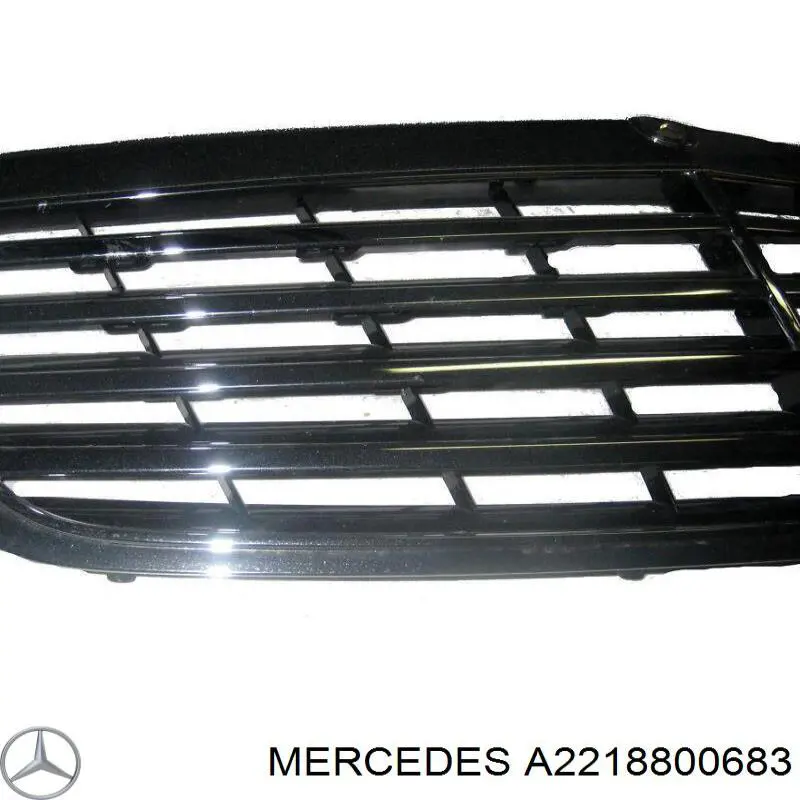 Grelha do radiador A22188006839040 Mercedes