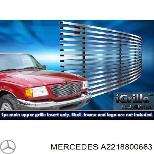 Compre A22188006839040 Mercedes Grelha do radiador