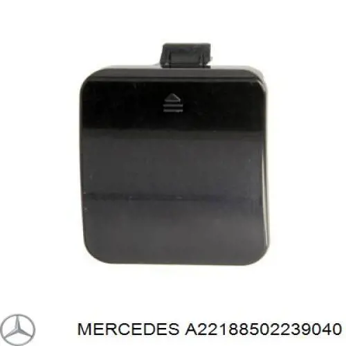 A22188502239040 Mercedes Tampão dianteira do pára-choque do gancho de reboque