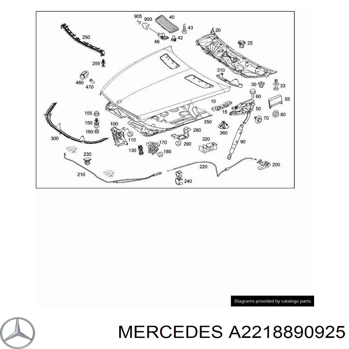  Mercedes A2218890925 preço, a partir de 33,09 USD