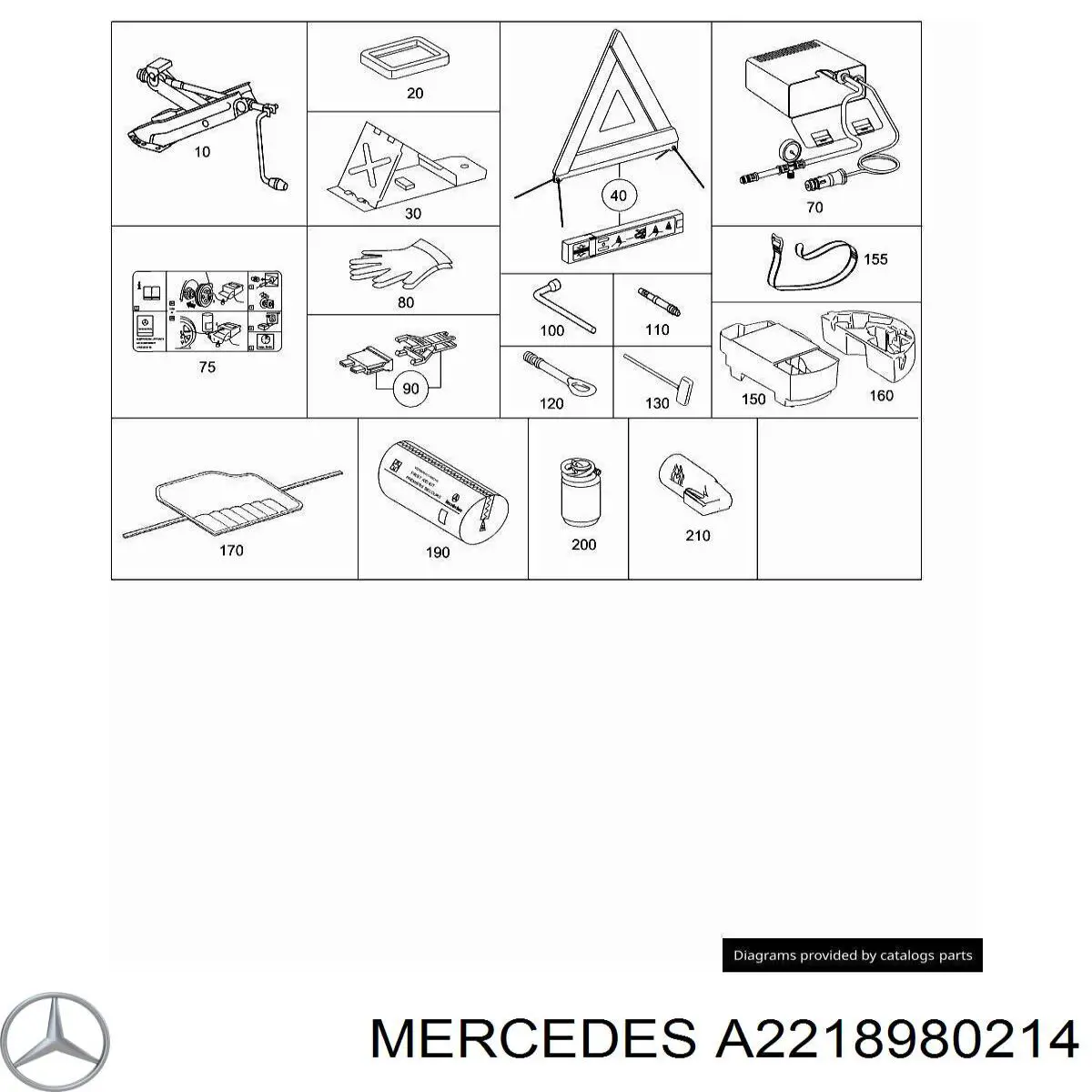 A2218980214 Mercedes 