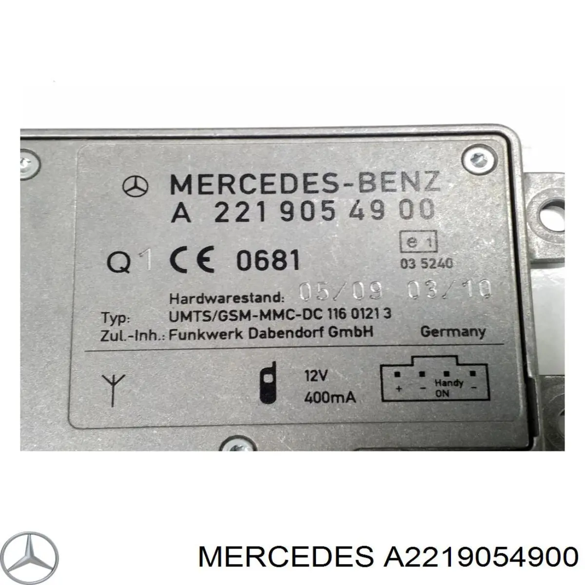 Reforçador do sinal de antena Mercedes A2219054900 preço, a partir de 66,40 USD