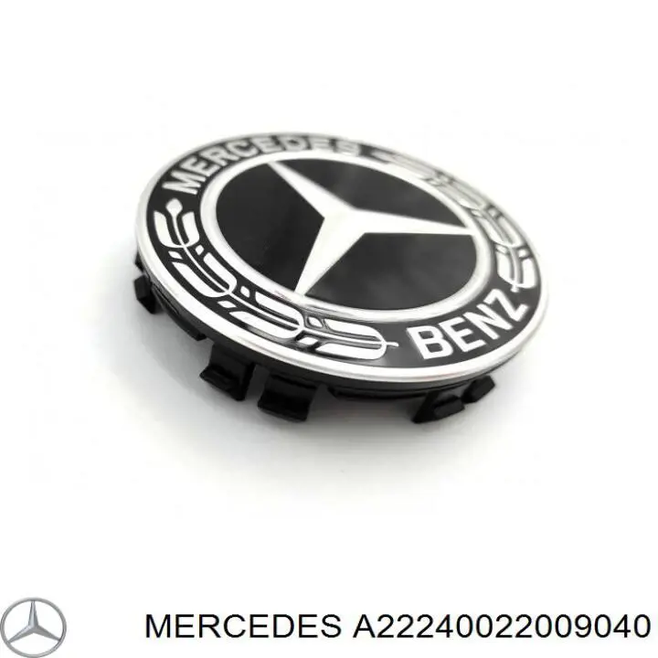 A22240022009040 Mercedes Coberta de disco de roda