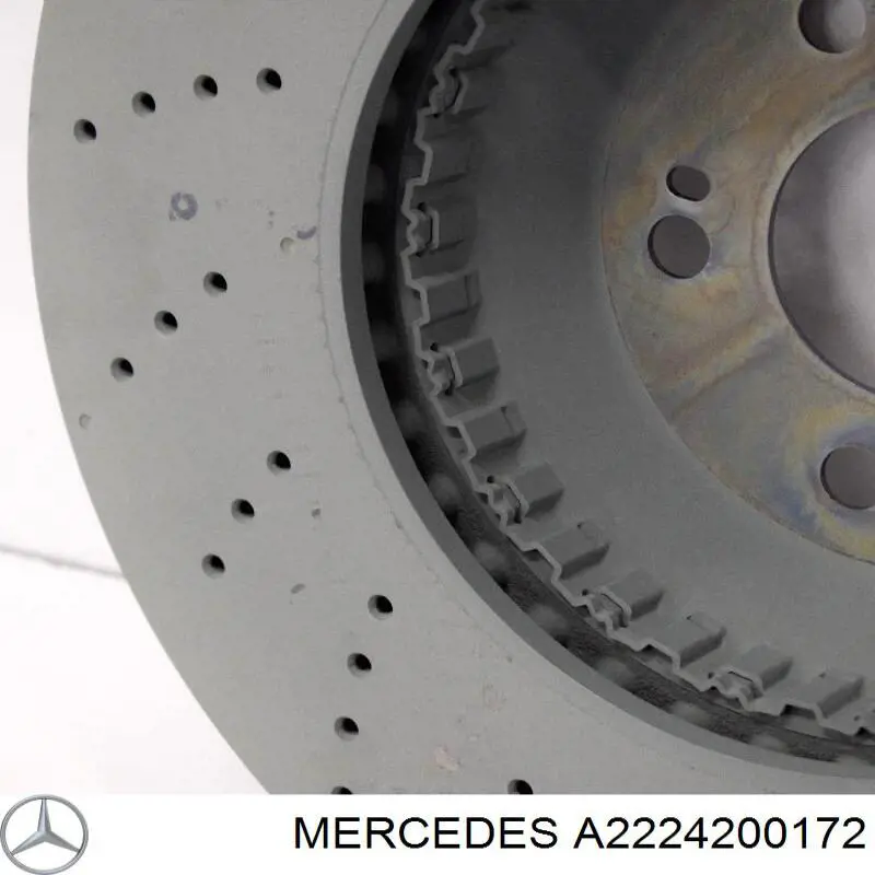 Compre A2224200172 Mercedes Disco do freio dianteiro