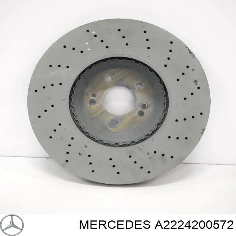 2224200572 Mercedes Disco do freio traseiro