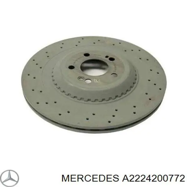 A2224200772 Mercedes Disco do freio traseiro