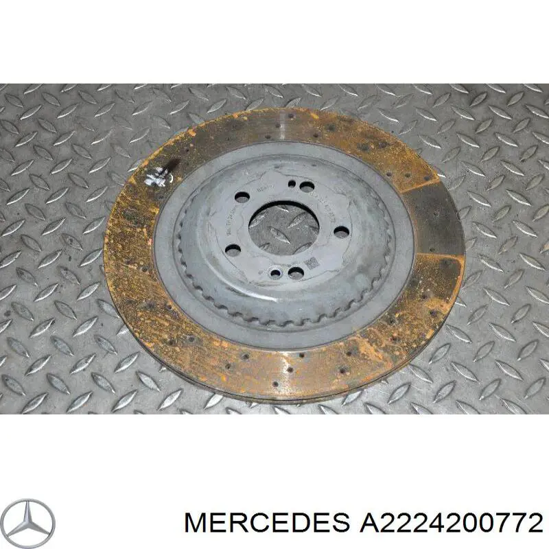 Compre A2224200772 Mercedes Disco do freio traseiro