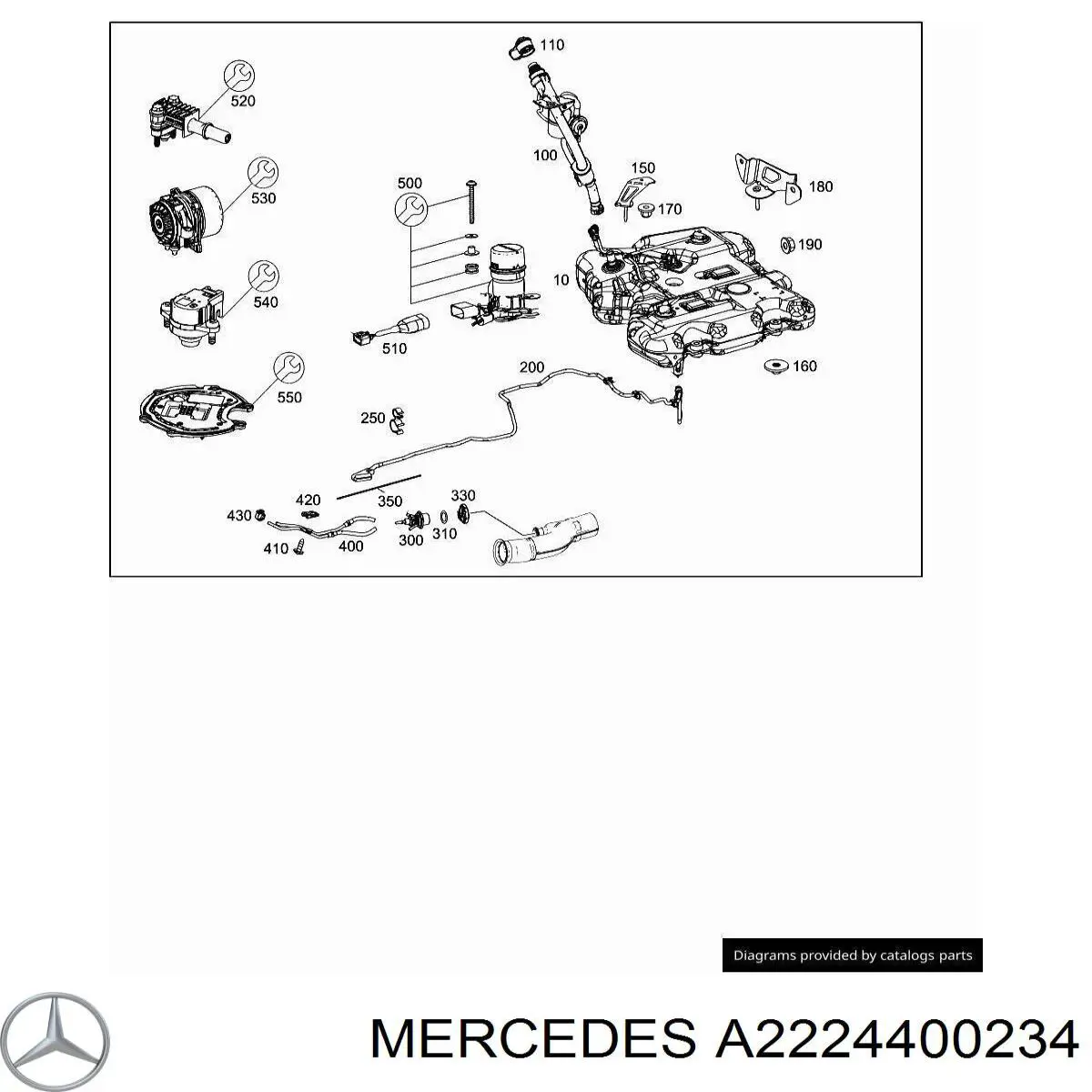  Mercedes A2224400234 preço, a partir de 67,52 USD