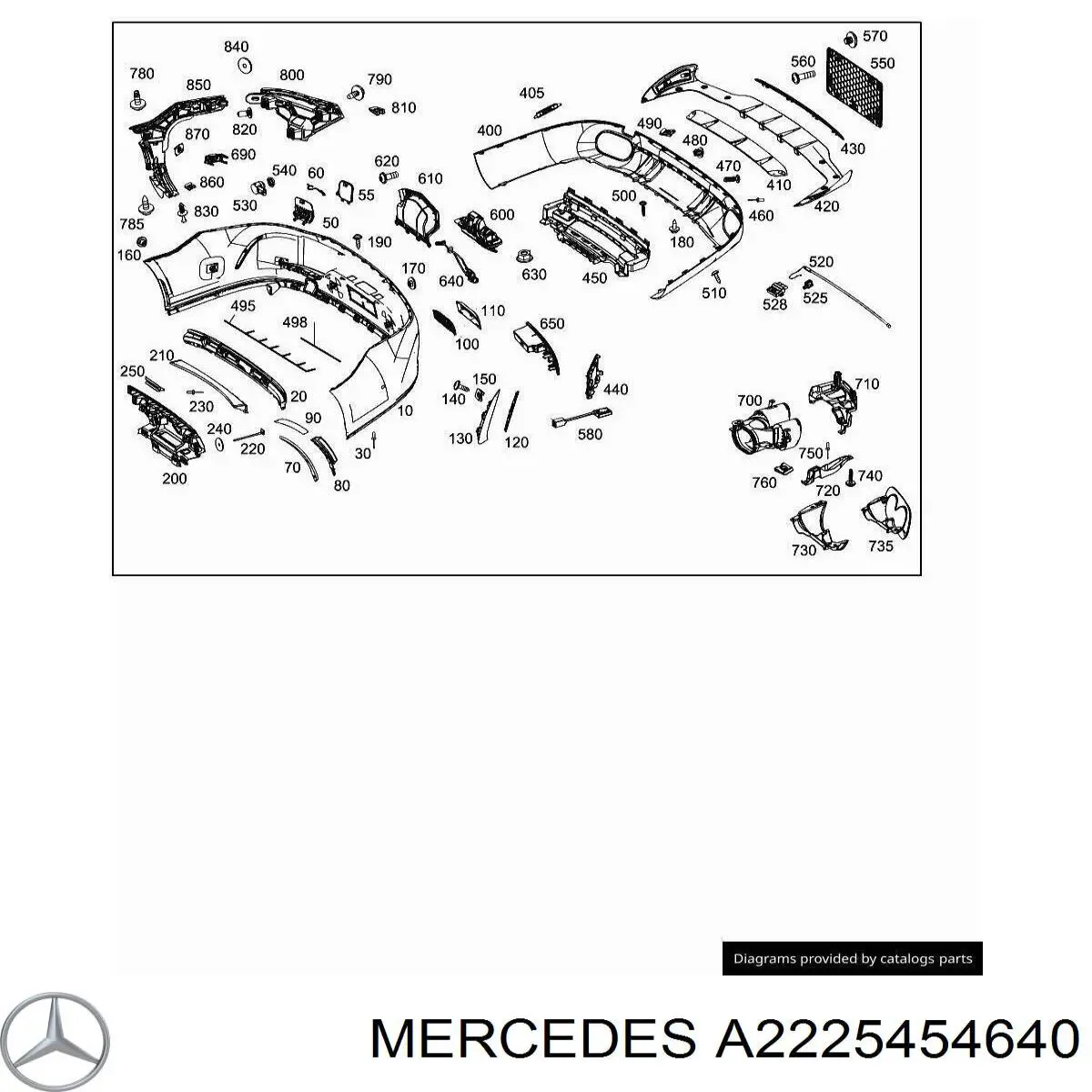 Compre A2225454640 Mercedes 