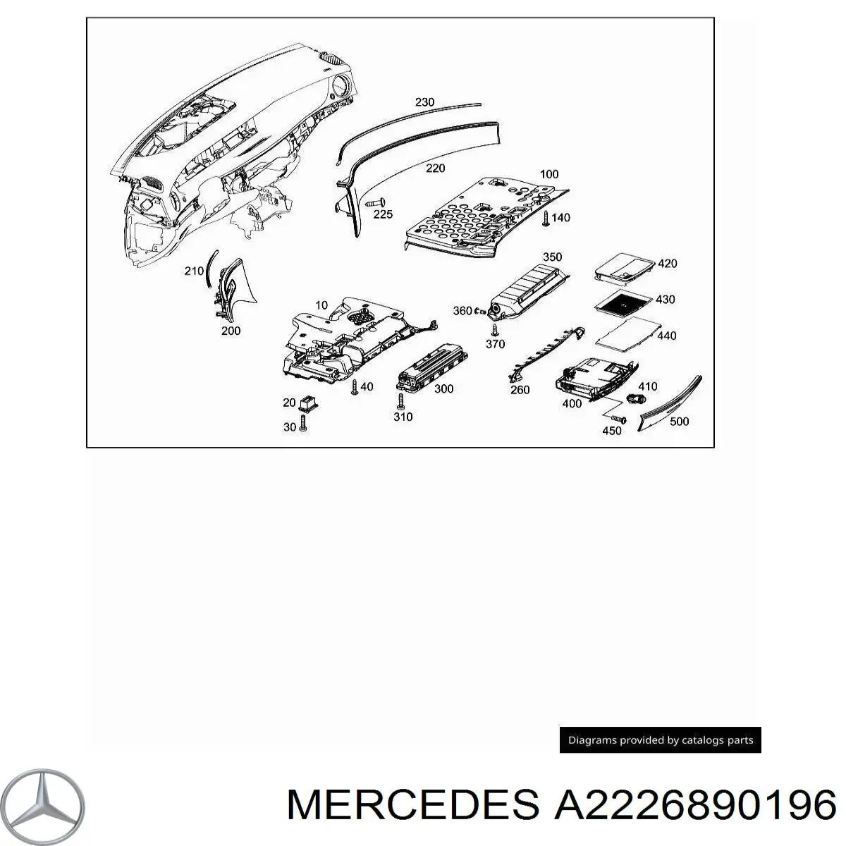  Mercedes A2226890196 preço, a partir de 57,57 USD