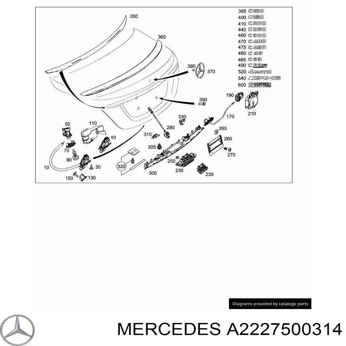  Mercedes A2227500314 preço, a partir de 16,76 USD