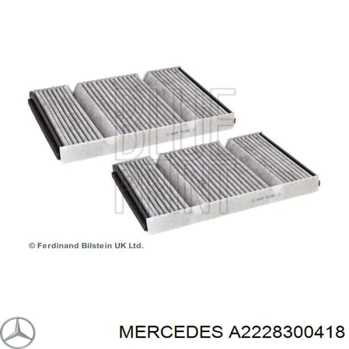 A2228300418 Mercedes Filtro de salão