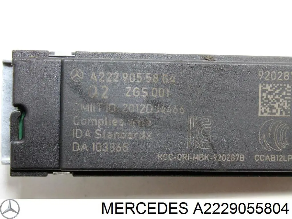 A2229055804 Mercedes Reforçador do sinal de antena