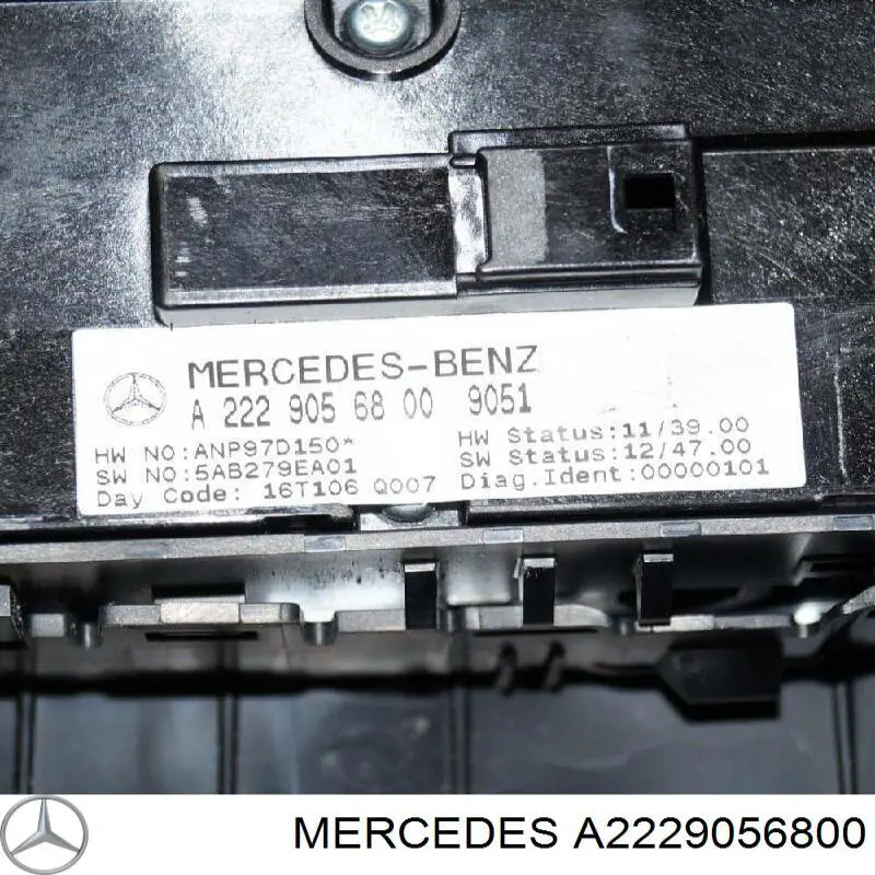 Unidade de botões dianteira esquerda de controlo de elevador de vidro Mercedes A2229056800 preço, a partir de 98,16 USD
