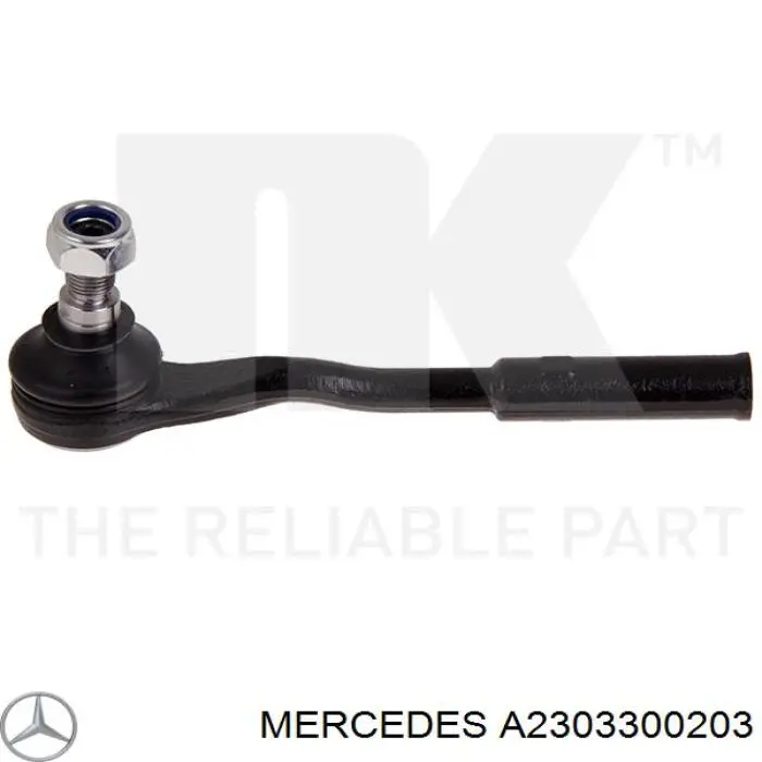 Ponta externa da barra de direção Mercedes A2303300203 preço, a partir de 21,09 USD