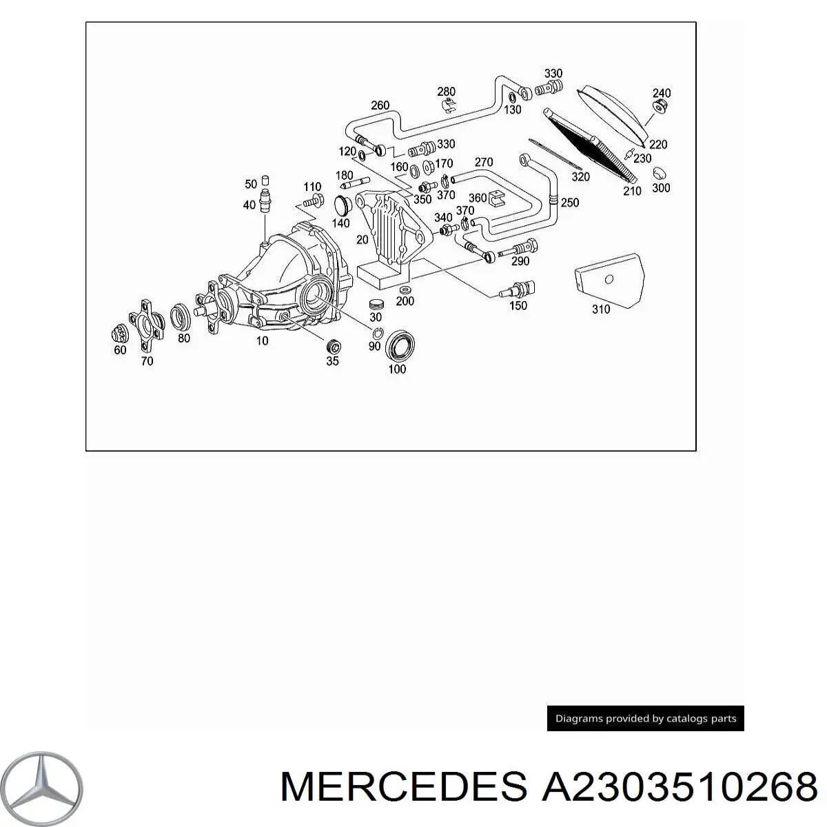  Mercedes A2303510268 preço, a partir de 3,16 USD