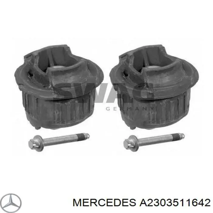 Bloco silencioso de viga traseira (de plataforma veicular) Mercedes A2303511642 preço, a partir de 37,90 USD