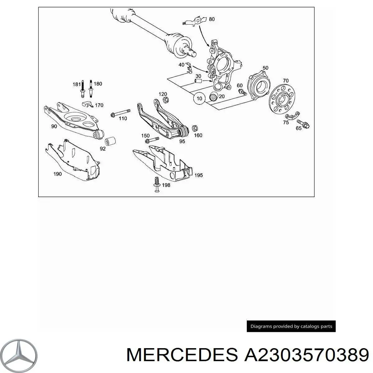  Mercedes A2303570389 preço, a partir de 5,89 USD