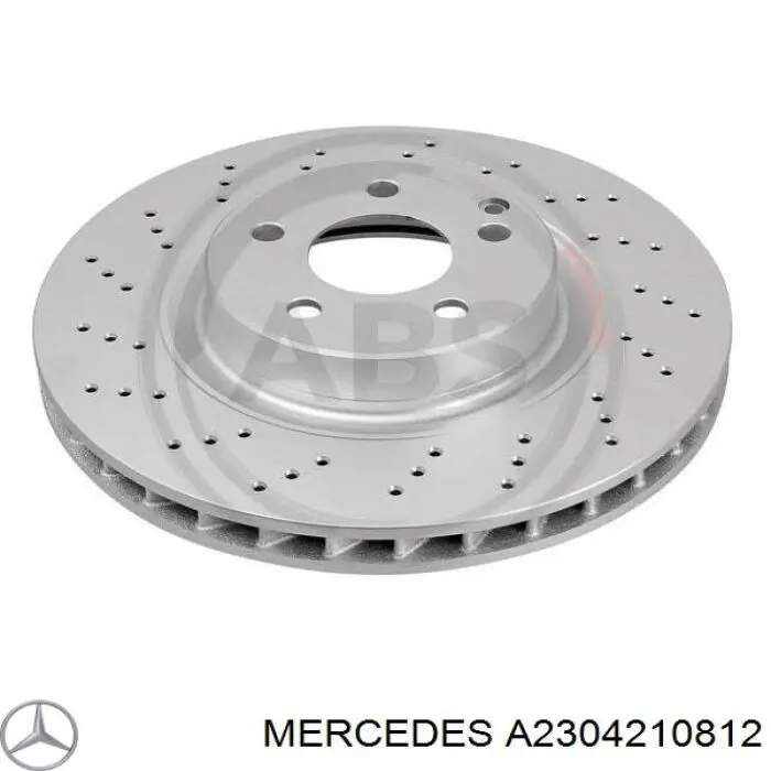 Disco do freio dianteiro Mercedes A2304210812 preço, a partir de 84,22 USD