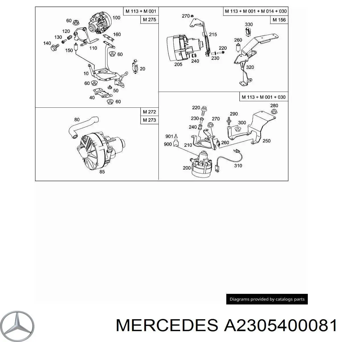 A2305400081 Mercedes 