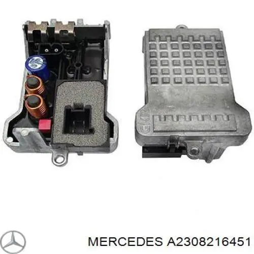 Resistor (resistência) de ventilador de forno (de aquecedor de salão) Mercedes A2308216451 preço, a partir de 86,99 USD