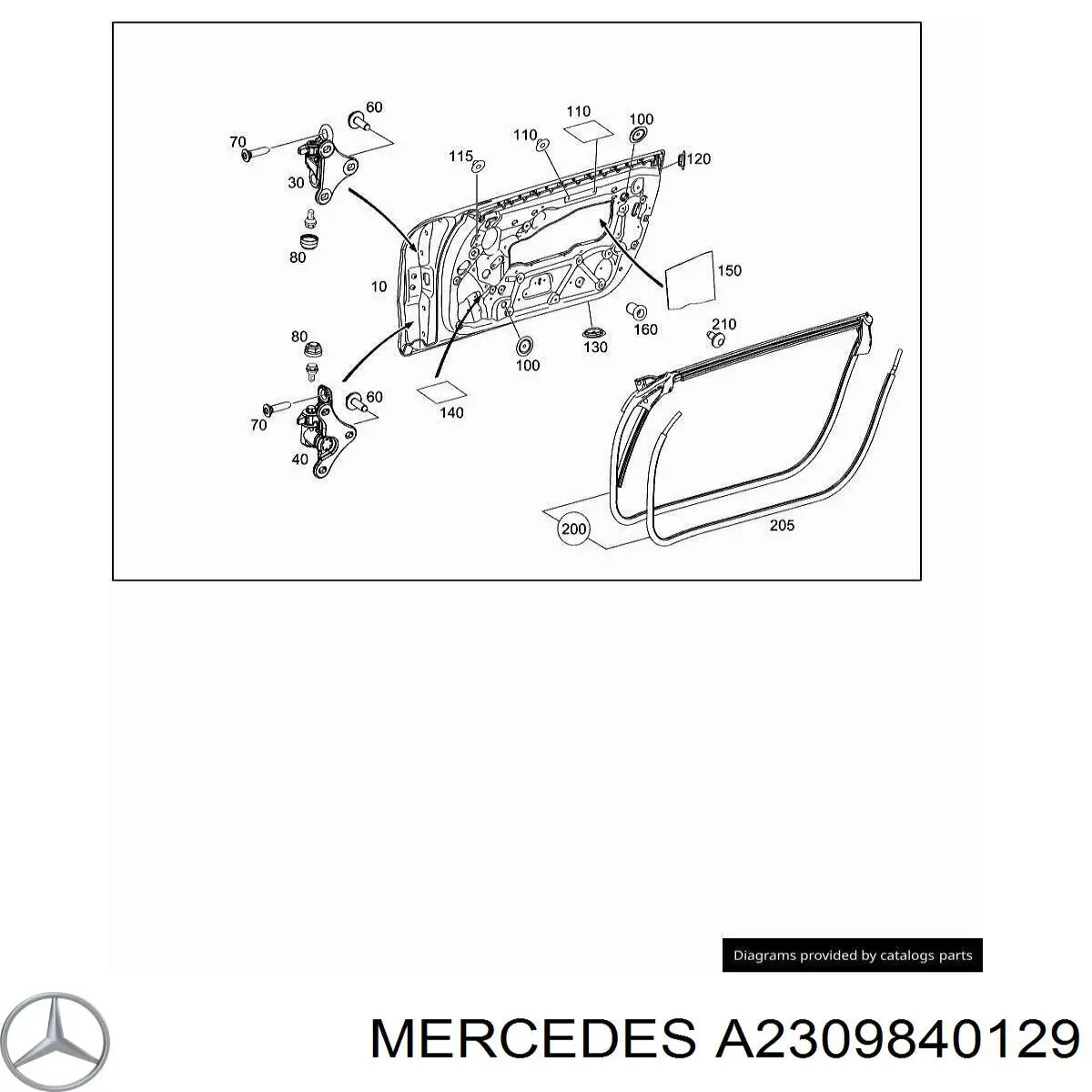  Mercedes A2309840129 preço, a partir de 10,72 USD