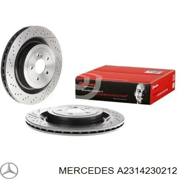 Disco do freio dianteiro Mercedes A2314230212 preço, a partir de 104,84 USD