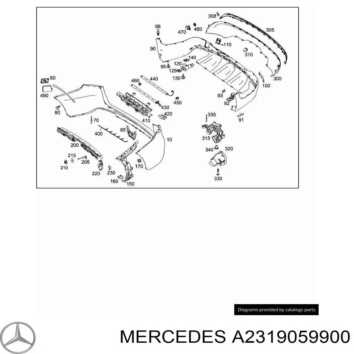  Mercedes A2319059900 preço, a partir de 45,26 USD