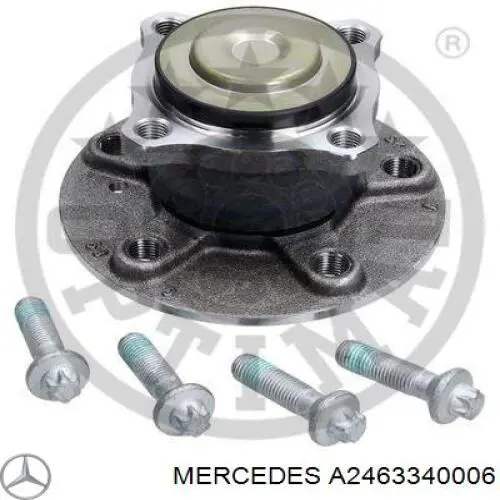 A2463340006 Mercedes Cubo traseiro