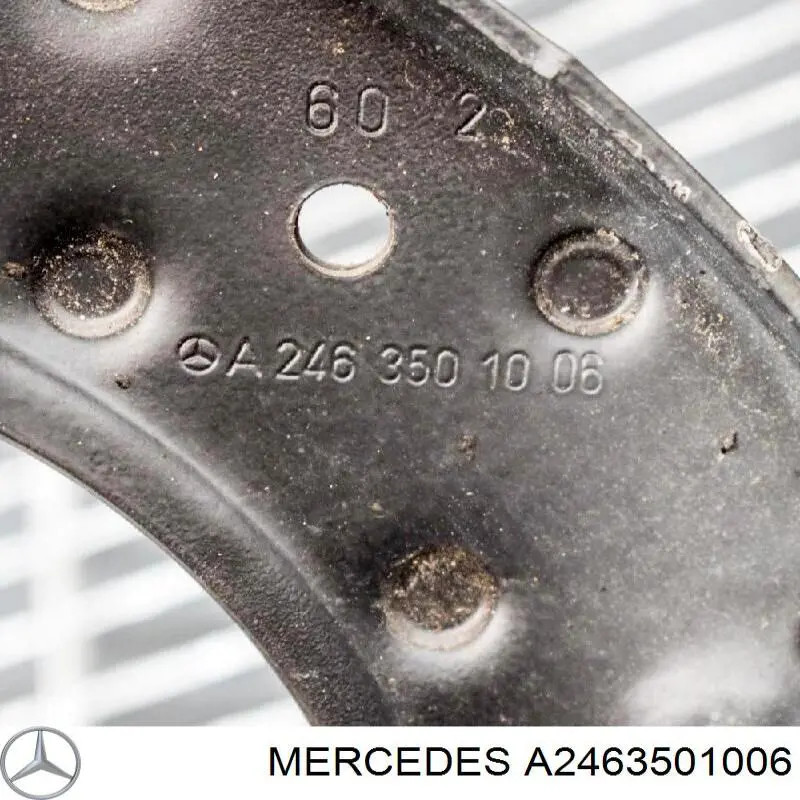Compre A2463501006 Mercedes Braço oscilante superior esquerdo/direito de suspensão traseira
