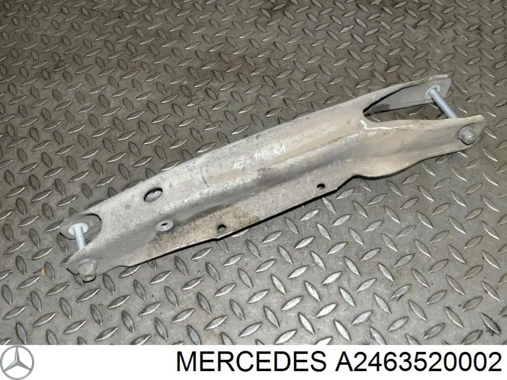 A2463520002 Mercedes Braço oscilante inferior esquerdo de suspensão traseira/direita