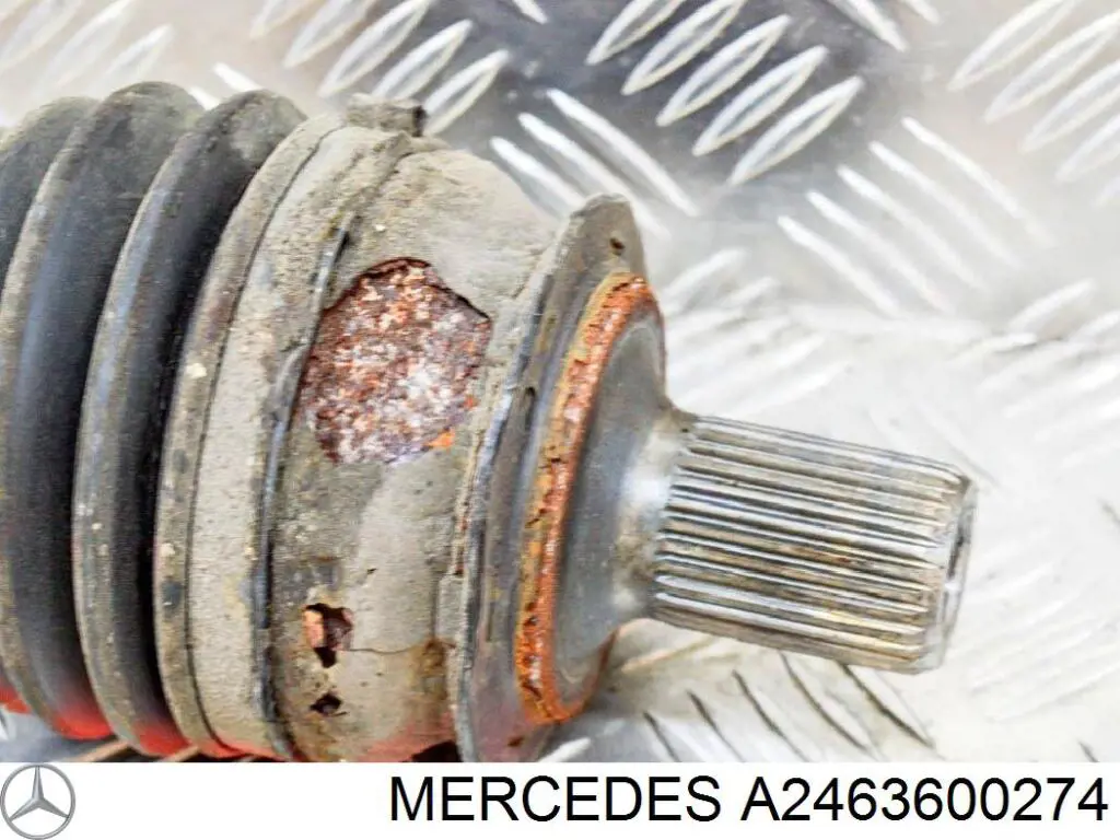 Compre A2463600274 Mercedes Veio de acionamento do semieixo intermédio