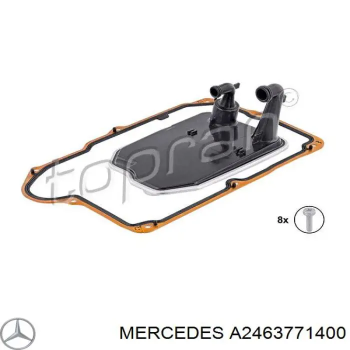 Filtro da Caixa Automática de Mudança Mercedes A2463771400 preço, a partir de 36,07 USD