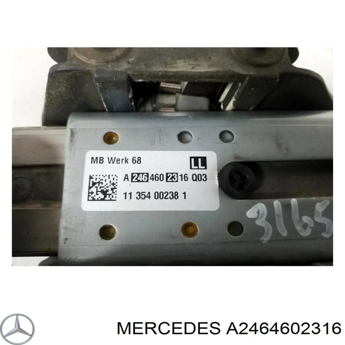 2464608801 Mercedes Coluna da direção