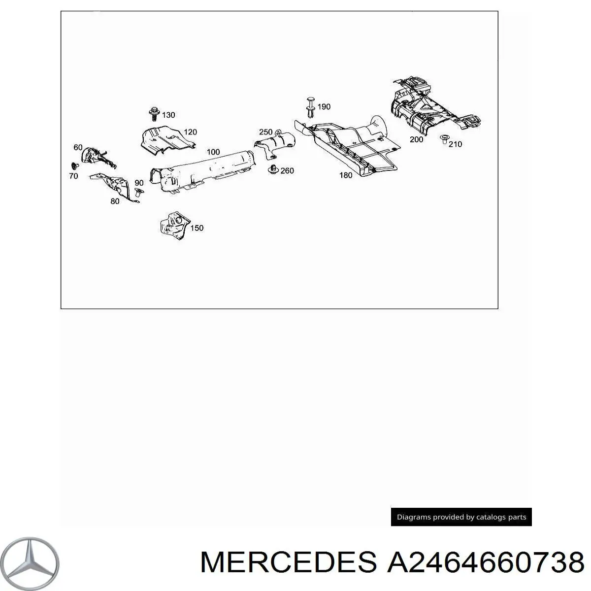 Mercedes A2464660738 preço, a partir de 13,82 USD