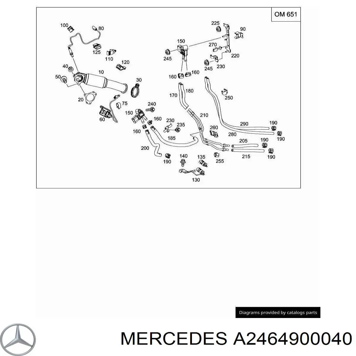 A2464900040 Mercedes 