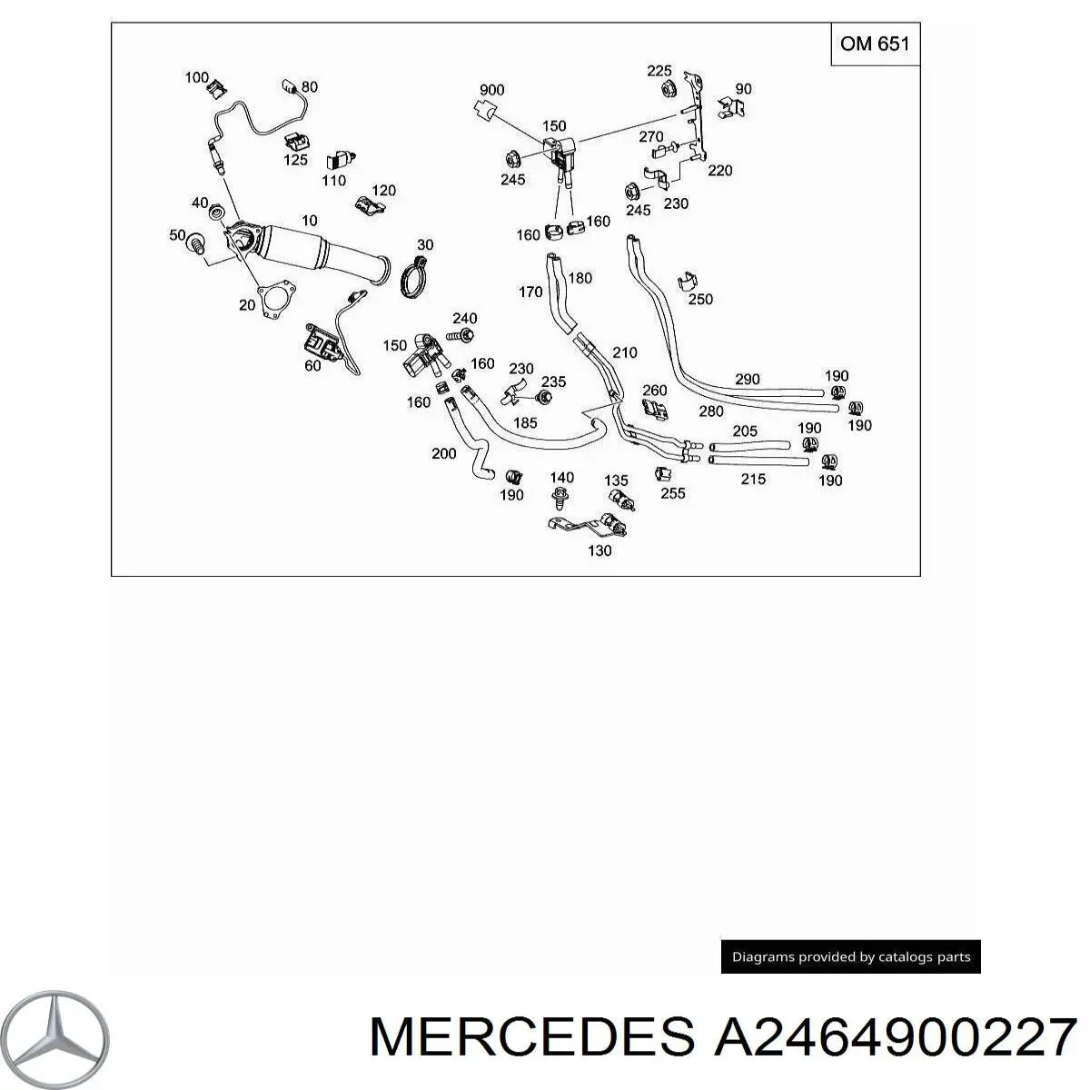  Mercedes A2464900227 preço, a partir de 186,65 USD