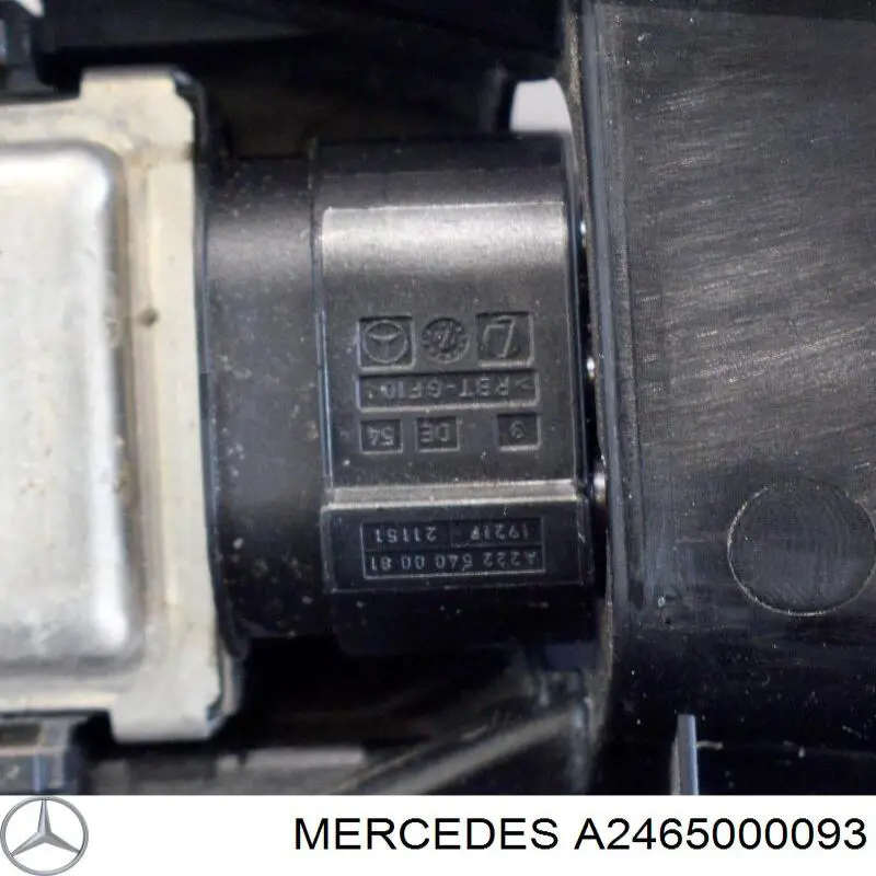 Ventilador elétrico de esfriamento montado (motor + roda de aletas) Mercedes A2465000093 preço, a partir de 247,30 USD