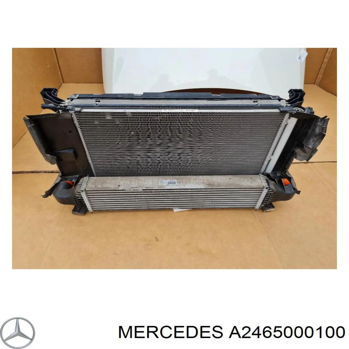 A2465000100 Mercedes Radiador de intercooler