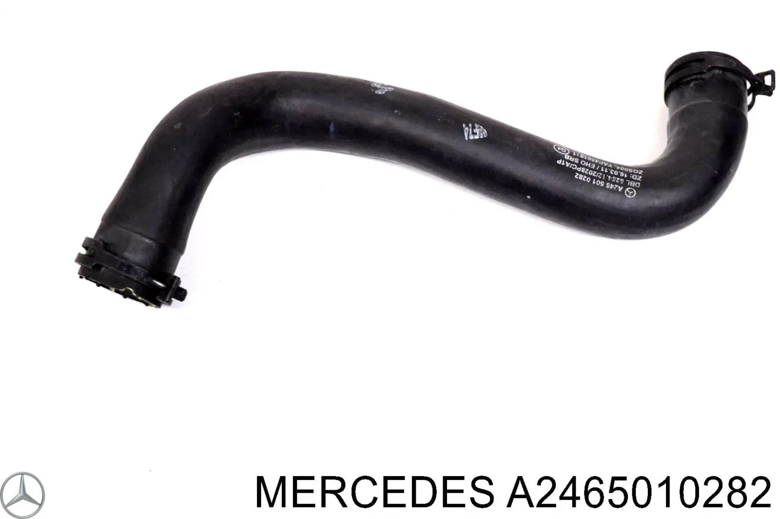 A2465010282 Mercedes Mangueira (cano derivado) inferior do radiador de esfriamento