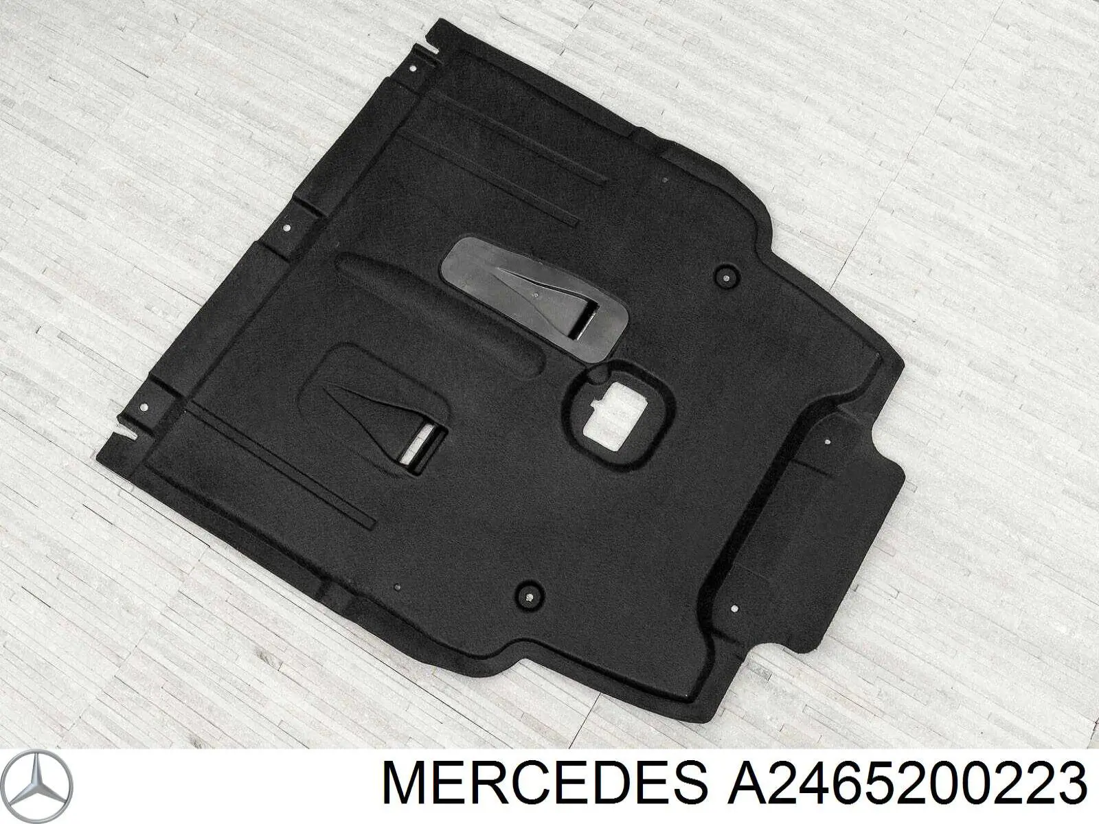 A246520022369 Mercedes Proteção do pára-choque dianteiro
