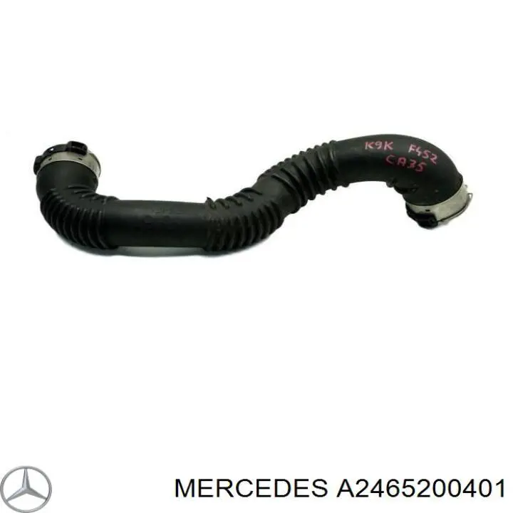 A2465200401 Mercedes Mangueira (cano derivado) de intercooler