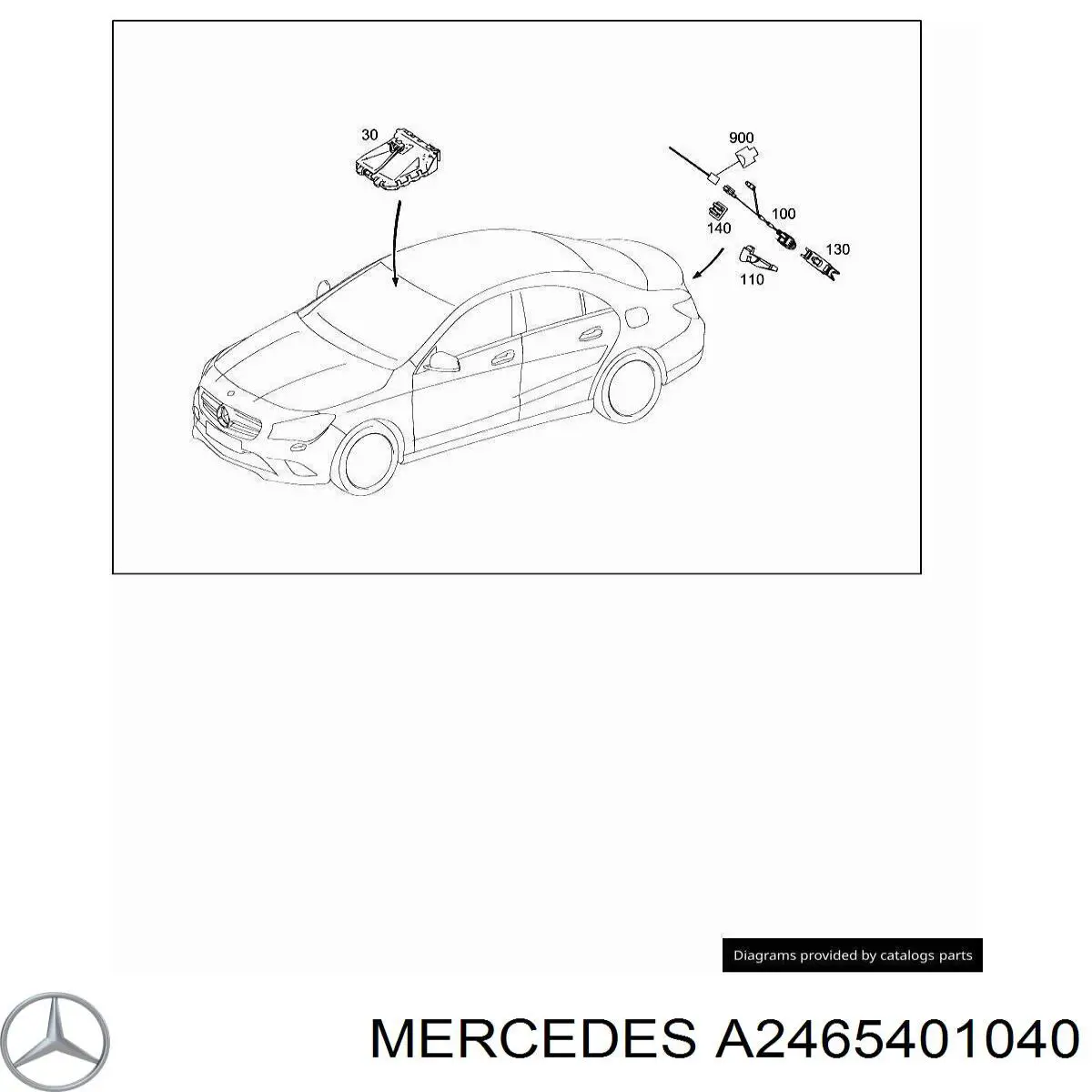 A2465401040 Mercedes 