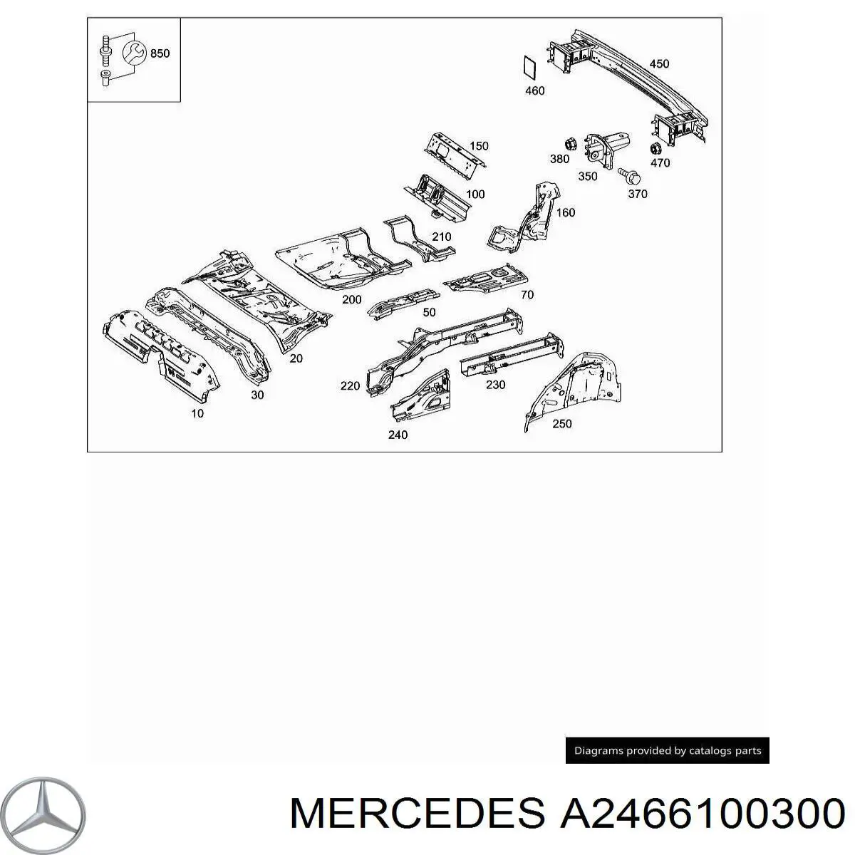 A2466100300 Mercedes 