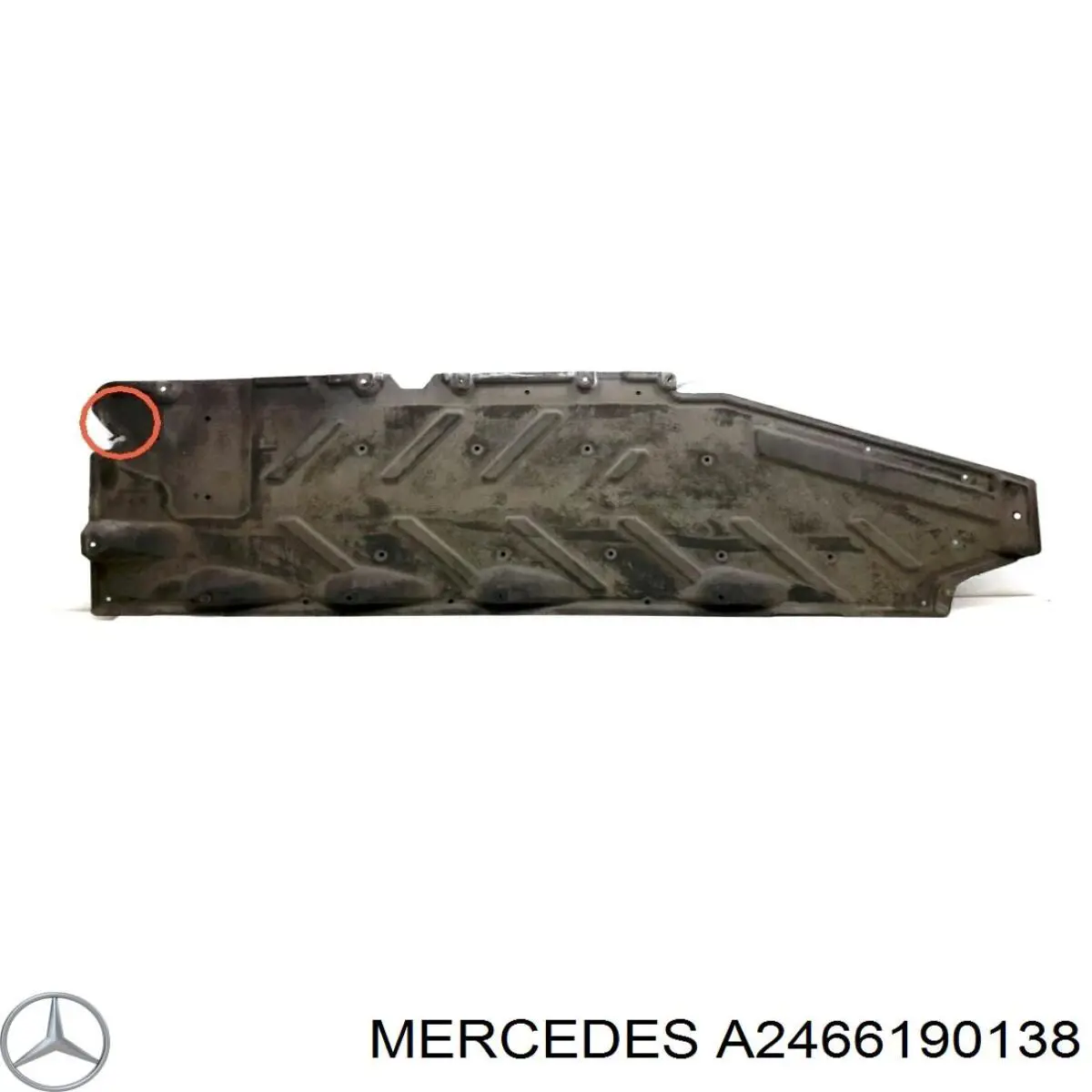 Proteção de fundo esquerda Mercedes 2466840100 preço, a partir de 95,34 USD