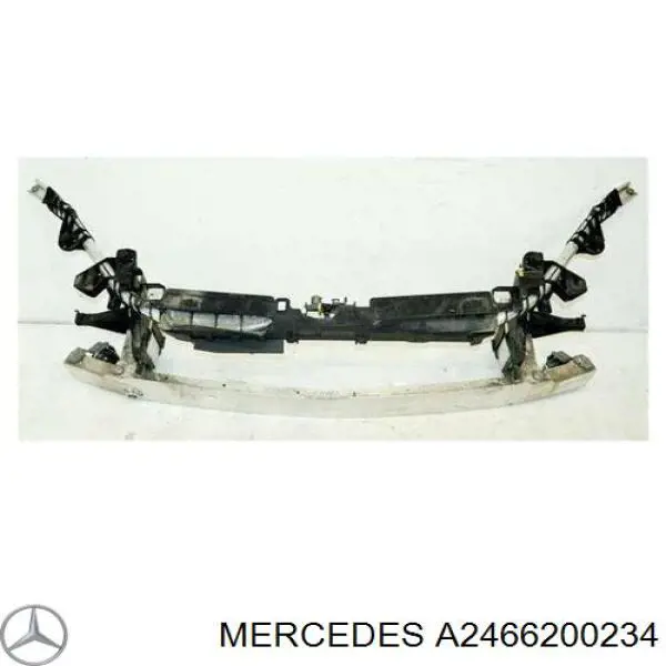 A2466200234 Mercedes Suporte do radiador montado (painel de montagem de fixação das luzes)