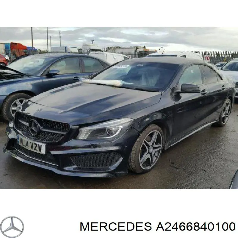 A2466840100 Mercedes Proteção de fundo esquerda