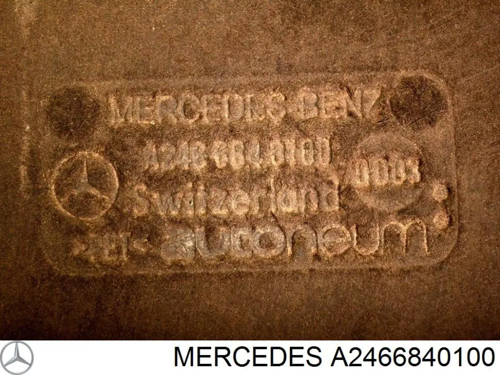 Compre A2466840100 Mercedes Proteção de fundo esquerda
