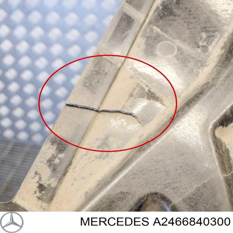 Compre A2466840300 Mercedes Proteção de fundo esquerda